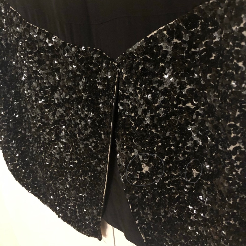 Sachin & Babi Silk Drop Waist Sequin Dress - Picture 4 of 6